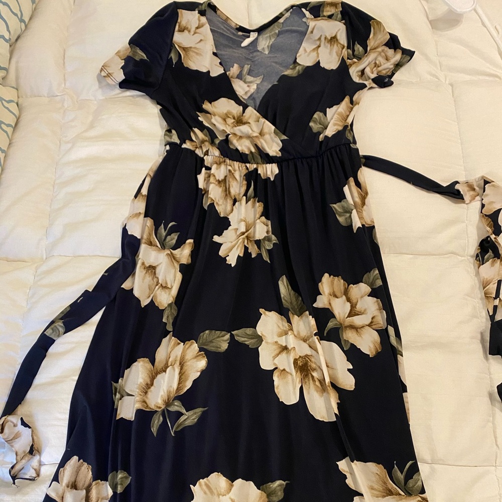 Pinkblush Midi Dress, maternity/nursing